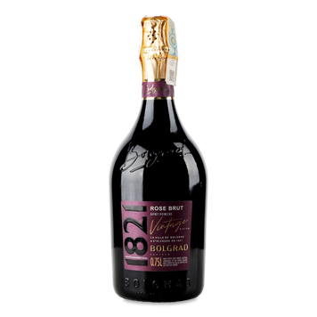Вино ігристе Україна рожеве брют 1821 Vintage 0,75л Bolgrad 4/20614 фото