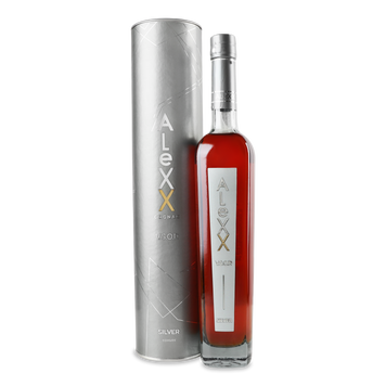 Коньяк Alexx Silver 40% 0,5л тубус ДМК Таврія 4/3995 фото