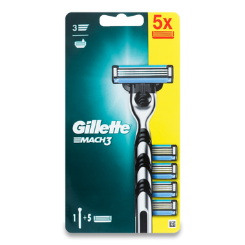 Станок Mach-3 5картр GILLETTE 08/37372 фото