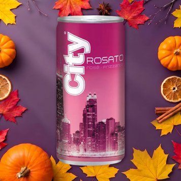 Вино ігристе City Secco Rosato біле рожеве напівсухе, 0,2 л 4/15972 фото