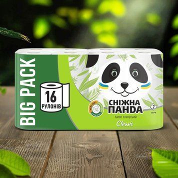 Туал папір Класік 16шт Сніжна панда 05/30672 фото