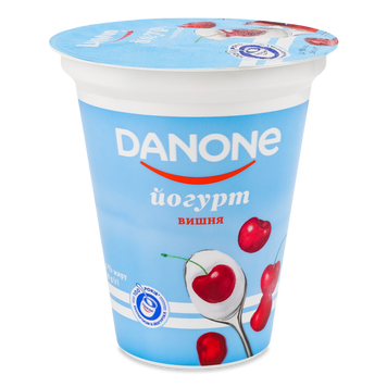 Йогурт DANONE 3,2% Вишня ст 260г 2/7199 фото