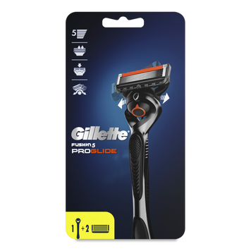 Станок+2 картр FUSION PROGLIDE Flexball GILLETTE 08/30741 фото
