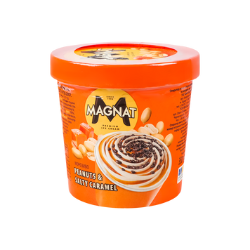 Морозиво Магнат Peanuts&Salty Caramel ст 350гХладик 2/9900 фото