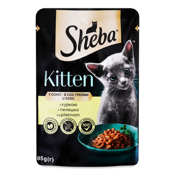 Корм для кошенят курка у соусі 85г Sheba Mars 39/2878 фото