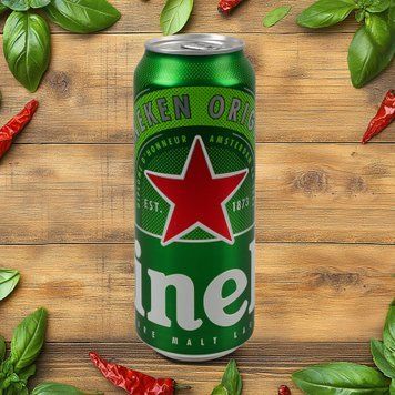 Пиво HEINEKEN св з/б 0,5 л алк 5% Україна 4/14266 фото