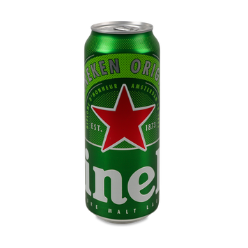 Пиво HEINEKEN св з/б 0,5 л алк 5% Україна 4/14266 фото