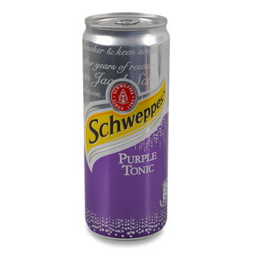 Напій Schweppes Purple Tonic з/б 0,33л Coca-Cola 9/28515 фото