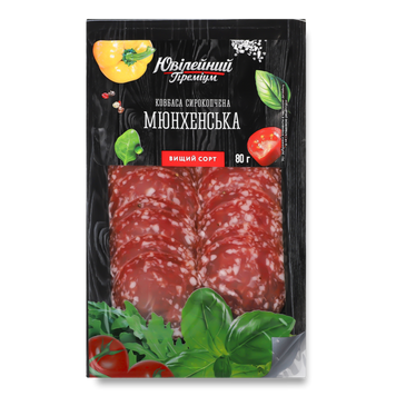 Нарізка Мюнхенська с/в 80г Ювілейний МК Україна 8/10005 фото