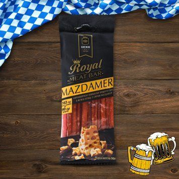 Ковбаски З сиром Mazdamer с/к в/ґ 80/90г GREMIO Україна 8/8853 фото