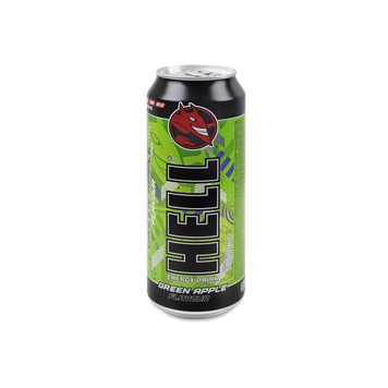Напій Енергетичний HELL Green Apple з/б 0,5л 9/28550 фото