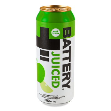 Напій Енергетичний Battery Juiced Sour Apple з/б 0,5л 9/28551 фото