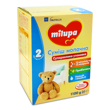 Д-Х СМС Мilupa 2 к/у 1100 Nutricia 6/3429 фото
