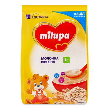Д-Х Каша мол вівсяна 6міс м/у 210г Milupa 6/2018 фото