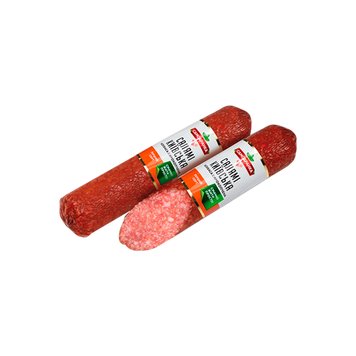 Ковбаса Салямі КиЇвська с/к 1ґ в/у 350г Самобранка Україна 8/10007 фото