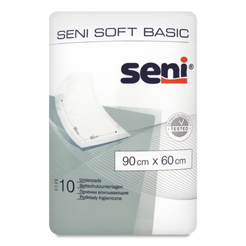 Пелюшки гігієничні SENI SOFT Basic 90х60 см. (10 ) 07/20922 фото