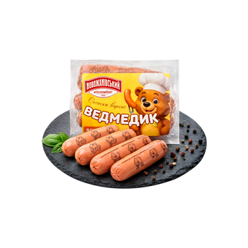Сосиски Ведмедик в/ґ Новожанівський МК Україна 16/4247 фото