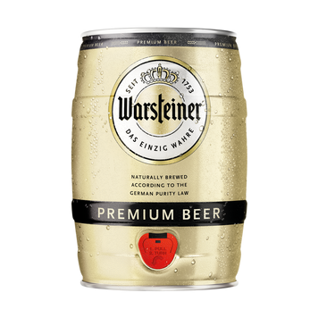 Пиво Німеччина WARSTEINER PR з/б діжка з/к 5л 4/0170 фото