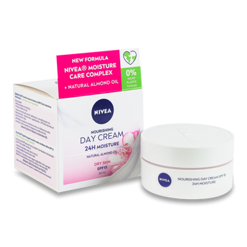 Крем для обличчя денний Інтенсивне зволоження SPF 15 24h 50мл NIVEA 08/37985 фото