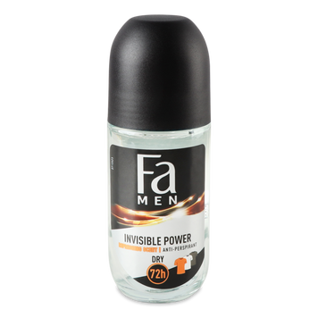 Дезодорант Men Xtreme Invisible чоловічий роликовий скло 50мл Fa 08/28322 фото