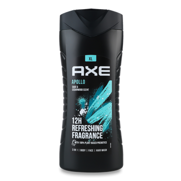 Гель для душу чоловічий Аполло 400мл AXE 07/24760 фото