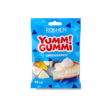 Цук-ки Yummi Gummi Cheesecakes желейні м/у 70г Рошен 1/14985 фото