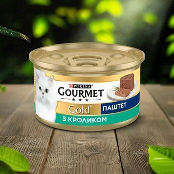 Корм для кот паштет з кроликом 85г Gourmet Gold 39/3163 фото