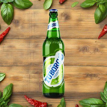 Пиво Tuborg Green світле ск 0,5л 4/1095 фото