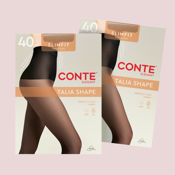 Колготи жіночі Slimfit 40den р.2 EU Conte 27/117569 фото