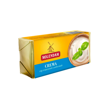 Сир плавлений Crema 45% брикет 70г Молендам Україна 2/8006 фото
