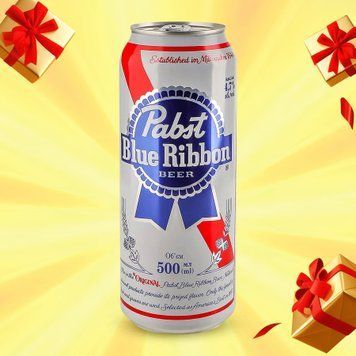 Пиво світле Pabst Blue Ribbon 0,5 л 4/25488 фото