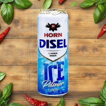 Пиво Horn Diesel ICE Pils світле 0,568 л 4/24413 фото
