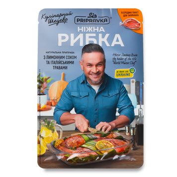 Приправа Кулінарний шедевр Ніжна рибка (рукав) м/у 15г Pripravka 9/17405 фото