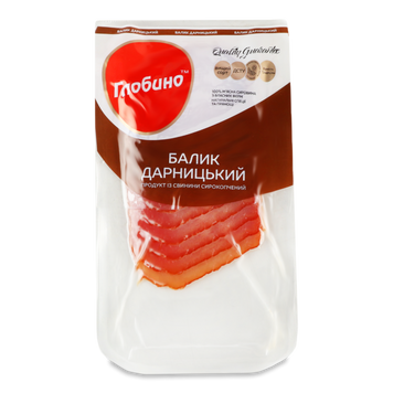 Нарізка Балик Дарницький с/к в/ґ 80г Глобино Україна 8/10019 фото
