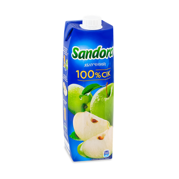 SANDORA Яблуко зелених сортів сік т/п з/кл 0,95л 9/5309 фото
