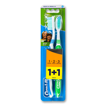 З/щітка серед 123 Природна Свіжість 40 2шт ORAL-B 08/37091 фото