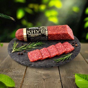 Ковбаса Кнут с/к в/ґ 180г Новожанівський МК Україна 8/10750 фото