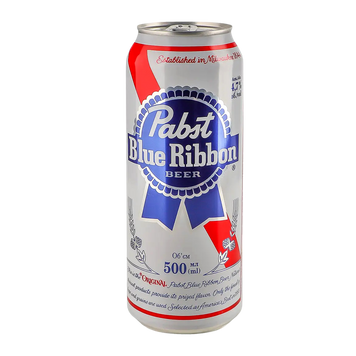Пиво світле Pabst Blue Ribbon 0,5 л 4/25488 фото