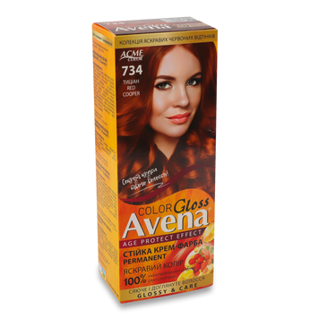 Крем-фарба для волосся Тіціан №734 AVENA 08/22912 фото
