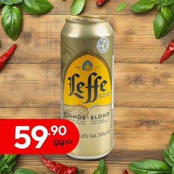 Пиво Leffe Blond світле 0,5 л 4/8247 фото