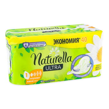 Прокладки гігієничні Ultra Normal quatro 40шт NATURELLA 07/21004 фото