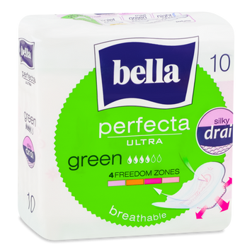 Прокладки гігієничні Perfecta Ultra Green Drainette 10**** BELLA Single 07/0194 фото