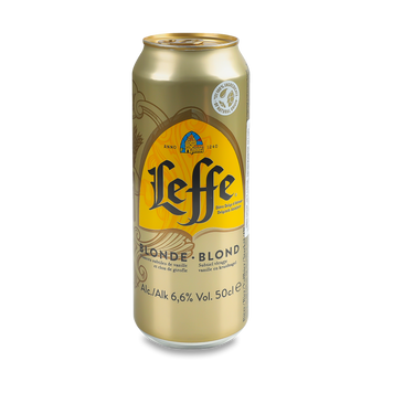 Пиво Leffe Blond світле 0,5 л 4/8247 фото