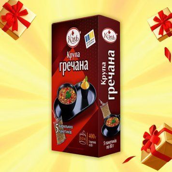 Крупа гречана у пакетиках для варіння Козуб Продукт, 5&times;80 г 9/41586 фото
