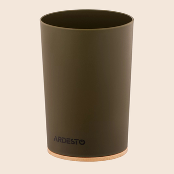 Склянка для зубних щіток Minimalism зелена ARHB3105OB Ardesto 05/30264 фото