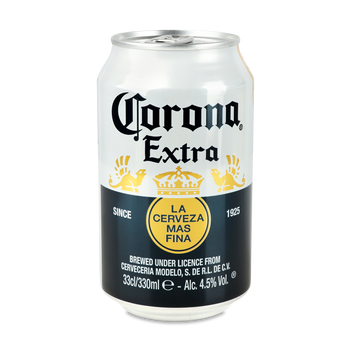 Пиво CORONA Extra світле з/б 0,33л алк 4,5% 4/22856 фото