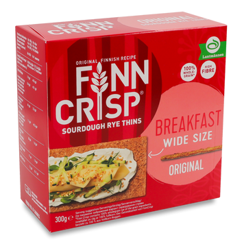 Хлібці житньо-пшен ц/з Original к/у 300г Finn Crisp 9/36985 фото