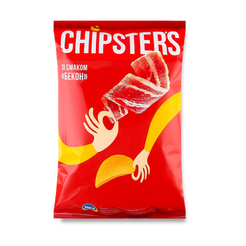 Чіпси картопляні &laquo;Бекон&raquo; 130 г Chipster's 9/22949 фото