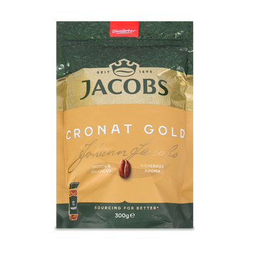 Кава розчинна Кронат Голд м/у 300г Jacobs Monarch 7/12553 фото