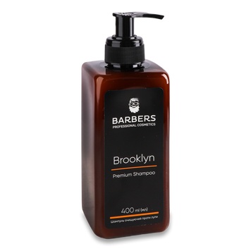 Шампунь для чоловіків проти лупи Brooklyn 400 мл Barbers 07/25405 фото